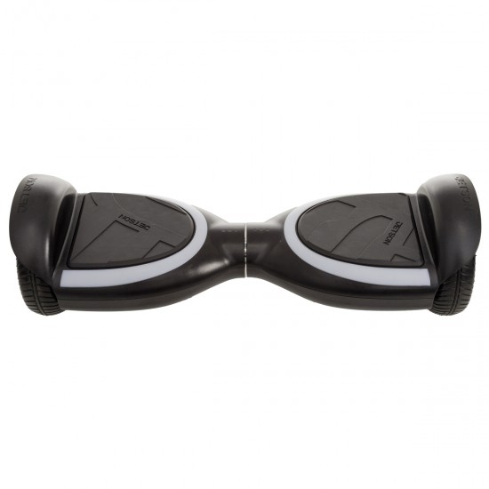 Elektromos Hoverboard Csomag Komfortos Üléssel, 6.5 col, Jetson Prism Black Plus, Fehér Szivacsos ülés, Smart Balance 3