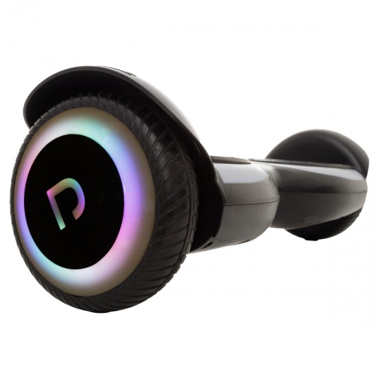 Elektromos Hoverboard Csomag Komfortos Üléssel, 6.5 col, Jetson Prism Black Plus, Fehér Szivacsos ülés, Smart Balance 6