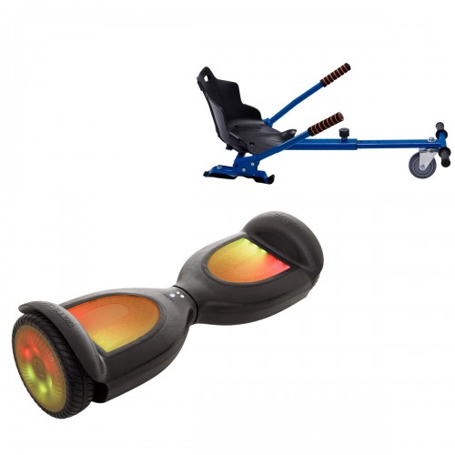 Elektromos Hoverboard Standard GoKart Szett, 6.5 col, Jetson Prism Black PRO, és Kék Hoverkart, Smart Balance