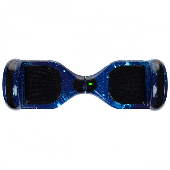 Elektromos Hoverboard csomag Komfortos Üléssel, 6.5 colos, Regular Galaxy Blue PRO, Standard Hatótávolság, Fehér Szivacsos ülés, Smart Balance 4