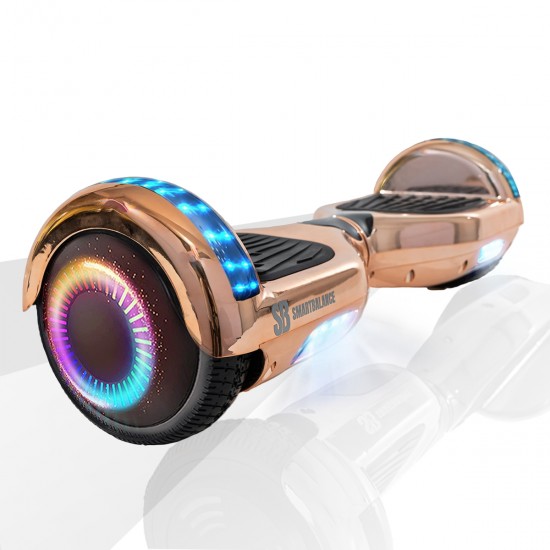 Elektromos Hoverboard csomag Komfortos Üléssel, 6.5 colos, Regular Iron PRO, Nagy Hatótávolság, Fehér Szivacsos ülés, Smart Balance 2