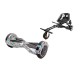 Hoverboard Go Kart Csomag, 8 Inch-es, Teljesítménye 700W, Bluetooth-os beépített hangszórók, Led-ek, Fekete Hoverkart Felfüggesztésekkel, Smart Balance Transformers Clown 2