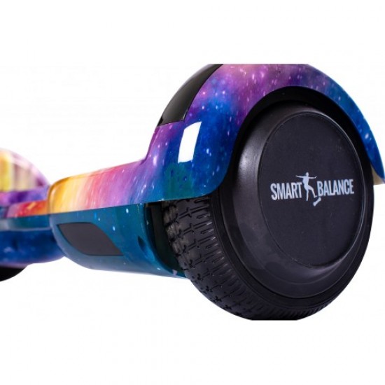 Regular Galaxy Orange fogantyúval Hoverboard Szett Piros Dupla Felfüggesztésű HoverKart Üléssel - 6.5” Kerekek, Bluetooth Hangszórók, LED Fények, Önegyensúlyozás, 15km hatótávolság, 700W teljesítmény, 4Ah Samsung cellás akkumulátor, Smart Balance 5