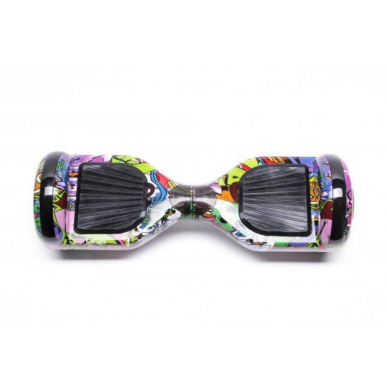 Regular Multicolor Hoverboard Szett Komfortos HoverKart Üléssel - 6.5” Kerekek, Bluetooth Hangszórók, LED Fények, Önegyensúlyozás, 15km hatótávolság, 700W teljesítmény, 4Ah Samsung cellás akkumulátor, Smart Balance 4