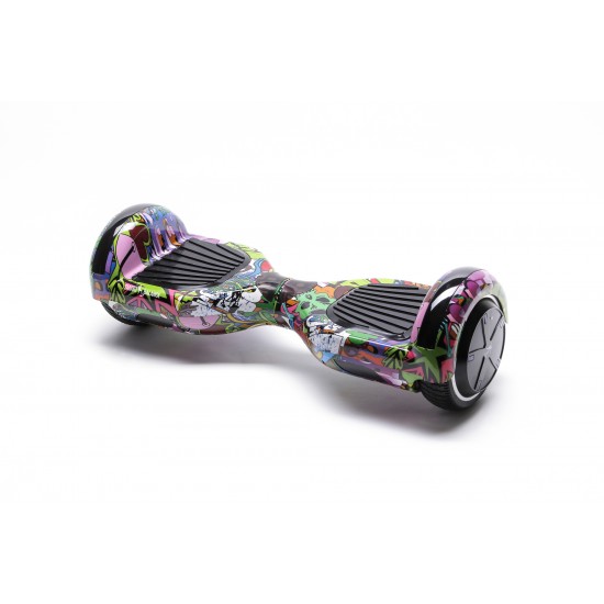 Regular Multicolor Hoverboard - 6.5” Kerekek, Bluetooth Hangszórók, LED Fények, Önegyensúlyozás, 15km hatótávolság, 700W teljesítmény, 4Ah Samsung cellás akkumulátor, Smart Balance 3