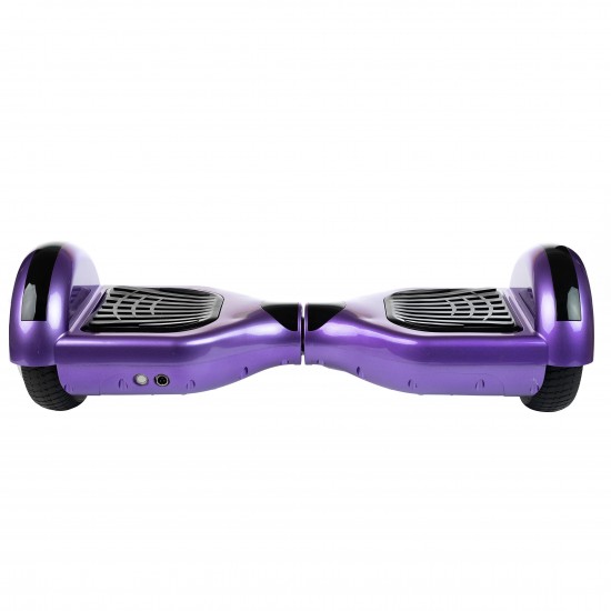 Elektromos Hoverboard Standard GoKart Szett, 6.5 colos, Regular Purple, Nagy Hatótávolság, és Fekete Hoverkart, Smart Balance 4