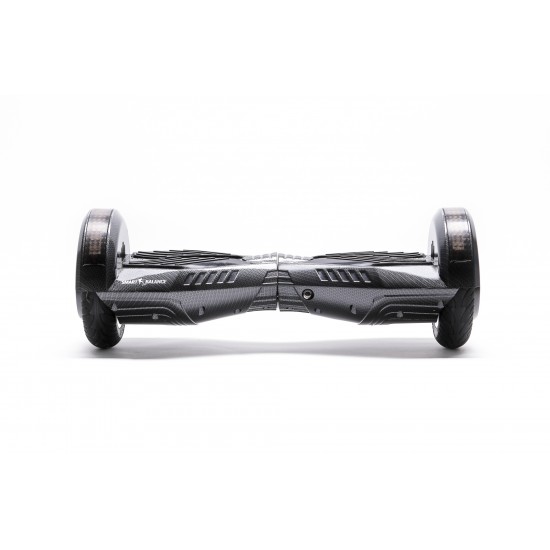 Transformers Carbon Hoverboard Szett Piros Dupla Felfüggesztésű HoverKart Üléssel - 6.5” Kerekek, Bluetooth Hangszórók, LED Fények, Önegyensúlyozás, 15km hatótávolság, 700W teljesítmény, 4Ah Samsung cellás akkumulátor, Smart Balance 4