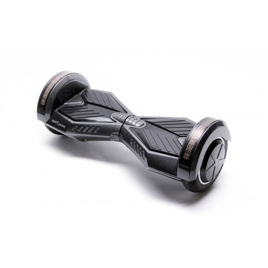 Transformers Carbon  Hoverboard Szett Piros Dupla Felfüggesztésű HoverKart Üléssel - 8” Kerekek, Bluetooth Hangszórók, LED Fények, Önegyensúlyozás, 15km hatótávolság, 700W teljesítmény, 4Ah Samsung cellás akkumulátor, Smart Balance 3