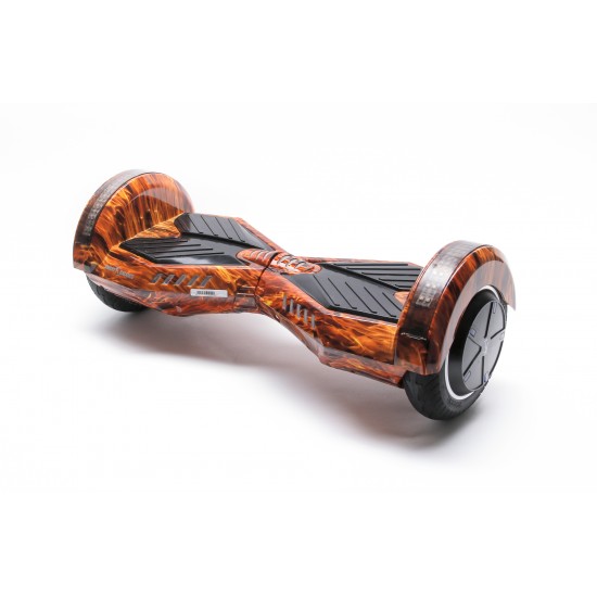 Transformers Flame Hoverboard Szett Fekete Dupla Felfüggesztésű HoverKart Üléssel - 6.5” Kerekek, Bluetooth Hangszórók, LED Fények, Önegyensúlyozás, 15km hatótávolság, 700W teljesítmény, 4Ah Samsung cellás akkumulátor, Smart Balance 2