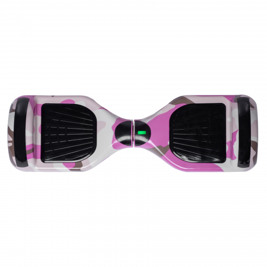 Regular Camouflage Pink Hoverboard - 6.5” Kerekek, Bluetooth Hangszórók, LED Fények, Önegyensúlyozás, 15km hatótávolság, 700W teljesítmény, 4Ah Samsung cellás akkumulátor, Smart Balance 3