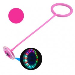 Skip Ball, LED-es megvilágítás, mérete 20 x 16 x 8 cm, rózsaszín