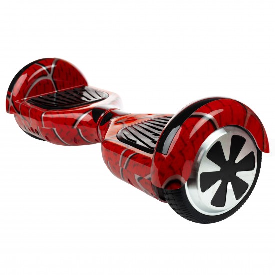 6.5 colos Hoverboard, Regular Red Spider, Nagy Hatótávolság, Smart Balance