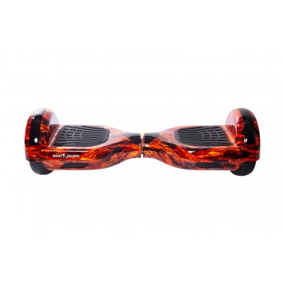 Regular Flame Hoverboard - 6.5” Kerekek, Bluetooth Hangszórók, LED Fények, Önegyensúlyozás, 15km hatótávolság, 700W teljesítmény, 4Ah Samsung cellás akkumulátor, Smart Balance 4