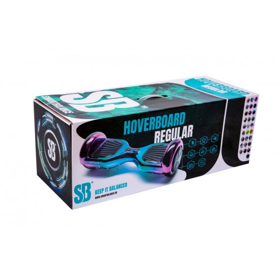 6.5 colos Hoverboard, Regular Thunderstorm, Standard Hatótávolság, Smart Balance 10