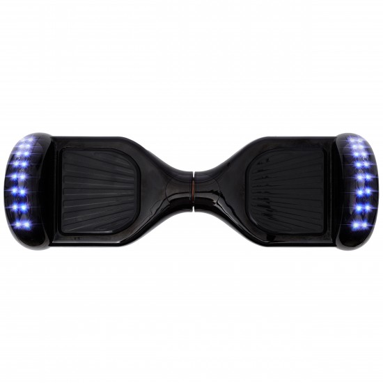 Elektromos Hoverboard GoKart Szett Lengéscsillapítókkal, 6.5 colos, Regular Black PRO, Nagy Hatótávolság, Kék HoverKart Lengéscsillapítókkal, Smart Balance 4