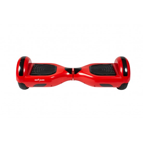 Elektromos Hoverboard GoKart Szett Lengéscsillapítókkal, 6.5 colos, Regular Red PRO, Standard Hatótávolság, Fekete HoverKart Lengéscsillapítókkal, Smart Balance 3