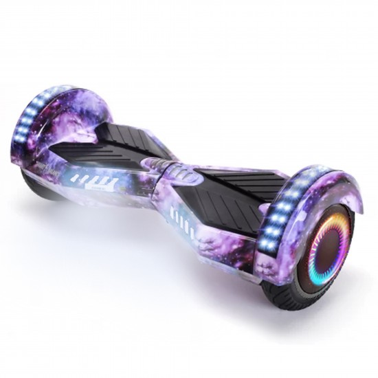 Elektromos Hoverboard Standard GoKart Szett, 6.5 colos, Transformers Galaxy PRO, Nagy Hatótávolság, és Rózsaszín Hoverkart, Smart Balance 2