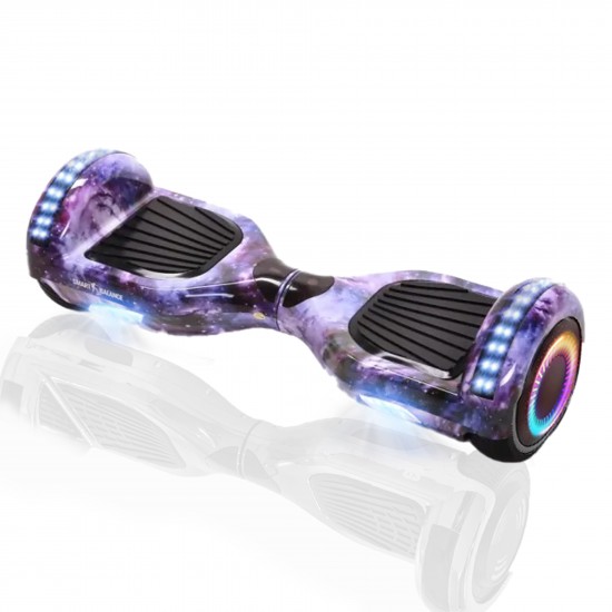 Elektromos Hoverboard Standard GoKart Szett, 6.5 colos, Regular Galaxy PRO, Nagy Hatótávolság, és Rózsaszín Hoverkart, Smart Balance 2