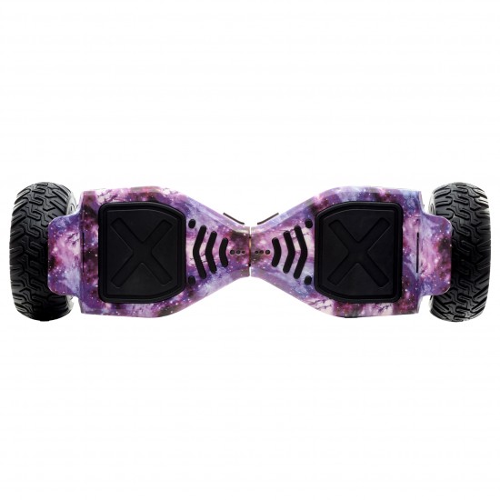 Elektromos Hoverboard GoKart Szett Lengéscsillapítókkal, 8.5 colos, Hummer Galaxy PRO, Standard Hatótávolság, Kék HoverKart Lengéscsillapítókkal, Smart Balance 4