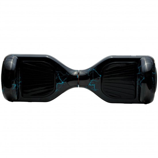 Elektromos Hoverboard GoKart Szett Lengéscsillapítókkal, 6.5 colos, Regular Thunderstorm Blue PRO, Nagy Hatótávolság, Kék HoverKart Lengéscsillapítókkal, Smart Balance 4