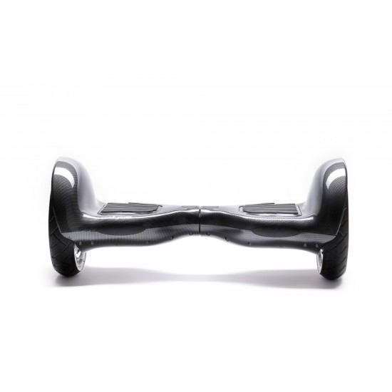 Elektromos Hoverboard Standard GoKart Szett, 10 colos, Off-Road Carbon, Nagy Hatótávolság, és Fehér Hoverkart, Smart Balance 3