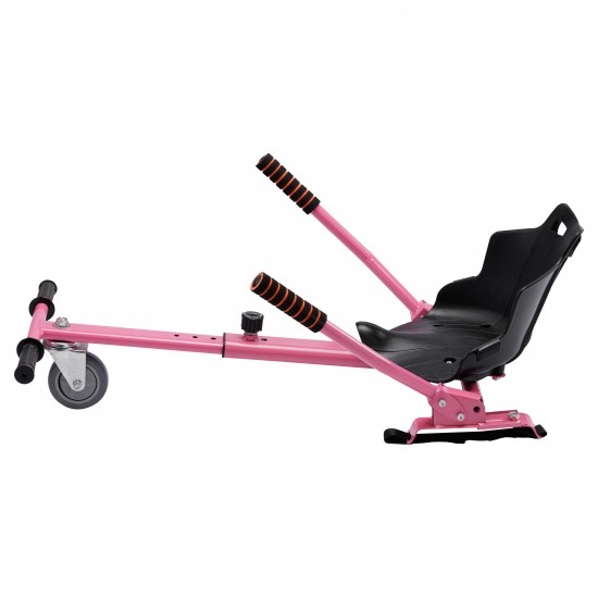 Elektromos Hoverboard Standard GoKart Szett, 6.5 colos, Regular Galaxy PRO, Nagy Hatótávolság, és Rózsaszín Hoverkart, Smart Balance 7