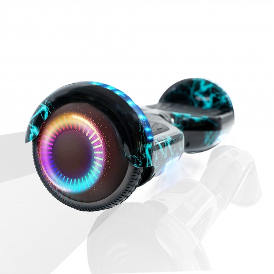 Elektromos Hoverboard GoKart Szett Lengéscsillapítókkal, 6.5 colos, Regular Thunderstorm PRO, Standard Hatótávolság, Kék HoverKart Lengéscsillapítókkal, Smart Balance 2