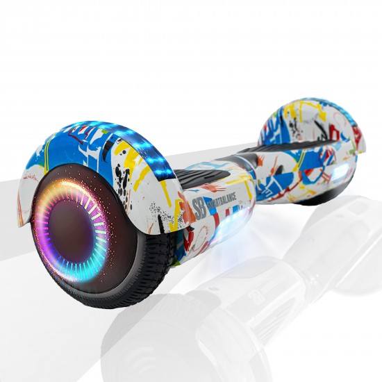 Elektromos Hoverboard Standard GoKart Szett, 6.5 colos, Regular Splash PRO, Standard Hatótávolság, és Fekete Hoverkart, Smart Balance 2
