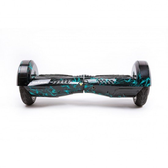 Elektromos Hoverboard csomag Komfortos Üléssel, 8 colos, Transformers Thunderstorm PRO, Nagy Hatótávolság, Fekete Szivacsos ülés, Smart Balance 3