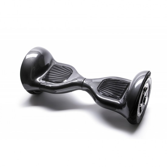 Elektromos Hoverboard GoKart Szett Lengéscsillapítókkal, 10 colos, Off-Road Carbon, Nagy Hatótávolság, Kék HoverKart Lengéscsillapítókkal, Smart Balance 2