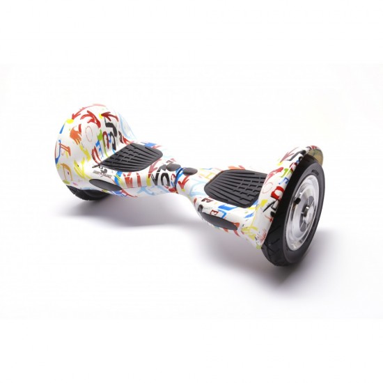 Elektromos Hoverboard GoKart Szett Lengéscsillapítókkal, 10 colos, Off-Road Splash, Nagy Hatótávolság, Kék HoverKart Lengéscsillapítókkal, Smart Balance 2