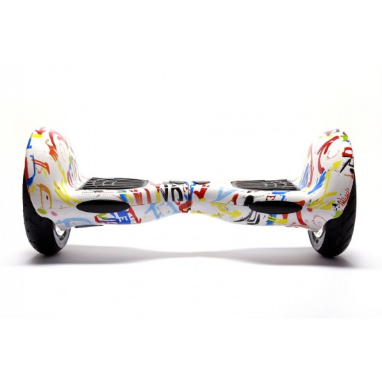 Elektromos Hoverboard GoKart Szett Lengéscsillapítókkal, 10 colos, Off-Road Splash, Nagy Hatótávolság, Kék HoverKart Lengéscsillapítókkal, Smart Balance 3