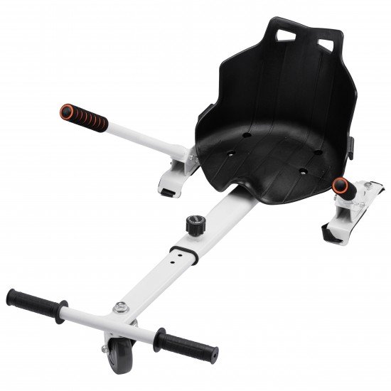 Elektromos Hoverboard Standard GoKart Szett, 6.5 colos, Regular Splash PRO, Nagy Hatótávolság, és Fehér Hoverkart, Smart Balance 6