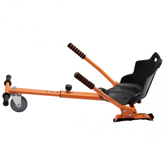 Elektromos Hoverboard Standard GoKart Szett, 6.5 colos, Regular White Pearl Junior, Standard Hatótávolság, és Narancs Hoverkart, Smart Balance 7