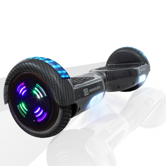 6.5 colos Hoverboard, Regular Carbon Junior, Standard Hatótávolság, Smart Balance