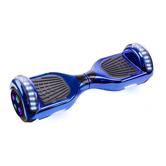 Elektromos Hoverboard Standard GoKart Szett, 6.5 colos, Regular ElectroBlue Junior, Standard Hatótávolság, és Piros Hoverkart, Smart Balance 3