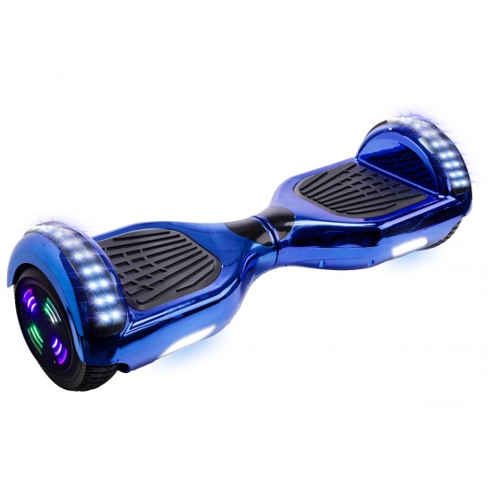Elektromos Hoverboard Standard GoKart Szett, 6.5 colos, Regular ElectroBlue Junior, Standard Hatótávolság, és Piros Hoverkart, Smart Balance 5