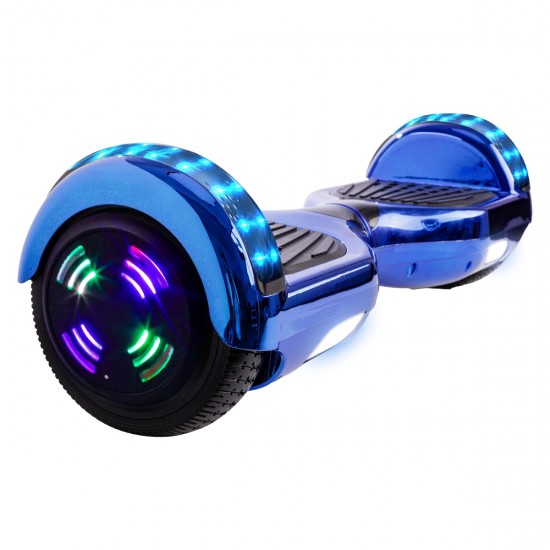 Elektromos Hoverboard Standard GoKart Szett, 6.5 colos, Regular ElectroBlue Junior, Standard Hatótávolság, és Piros Hoverkart, Smart Balance 2