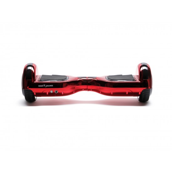 Elektromos Hoverboard csomag Komfortos Üléssel, 6.5 colos, Regular ElectroRed Junior, Standard Hatótávolság, Fekete Szivacsos ülés, Smart Balance 3