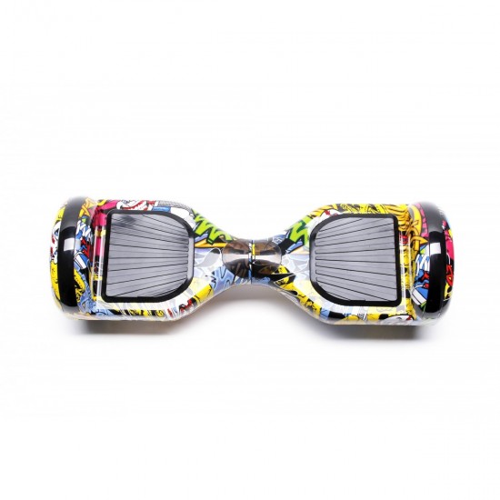 Elektromos Hoverboard GoKart Szett Lengéscsillapítókkal, 6.5 colos, Regular HipHop Junior, Standard Hatótávolság, Kék HoverKart Lengéscsillapítókkal, Smart Balance 4