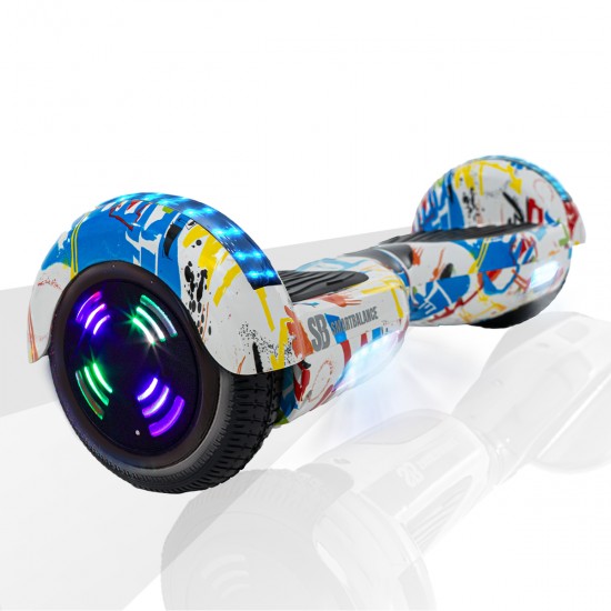 Elektromos Hoverboard GoKart Szett Lengéscsillapítókkal, 6.5 colos, Regular Splash Junior, Standard Hatótávolság, Piros HoverKart Lengéscsillapítókkal, Smart Balance 2