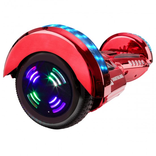 Elektromos Hoverboard GoKart Szett Lengéscsillapítókkal, 6.5 colos, Transformers ElectroRed Junior, Standard Hatótávolság, Fekete HoverKart Lengéscsillapítókkal, Smart Balance 2