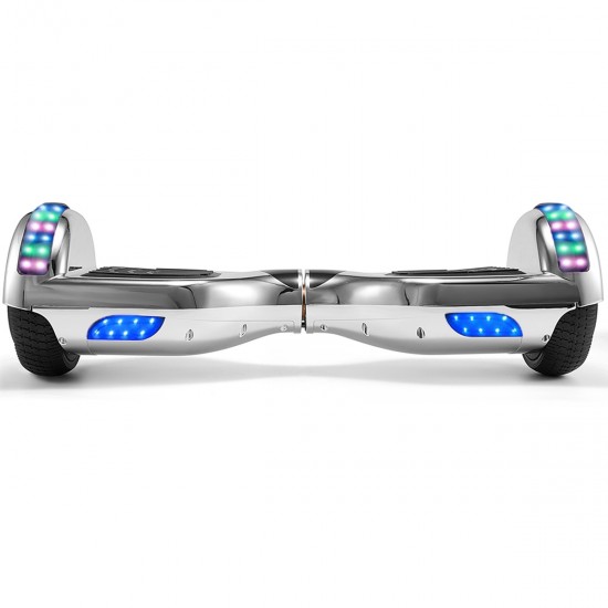 Elektromos Hoverboard GoKart Szett Lengéscsillapítókkal, 6.5 colos, Regular ElectroSilver Junior, Standard Hatótávolság, Piros HoverKart Lengéscsillapítókkal, Smart Balance 3
