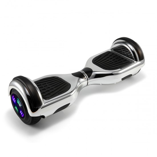 Elektromos Hoverboard GoKart Szett Lengéscsillapítókkal, 6.5 colos, Regular ElectroSilver Junior, Standard Hatótávolság, Piros HoverKart Lengéscsillapítókkal, Smart Balance 5