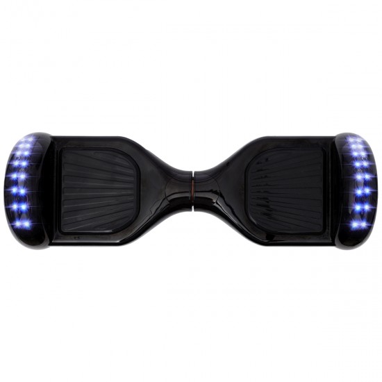 Elektromos Hoverboard GoKart Szett Lengéscsillapítókkal, 6.5 colos, Regular Black Junior, Standard Hatótávolság, Fekete HoverKart Lengéscsillapítókkal, Smart Balance 4