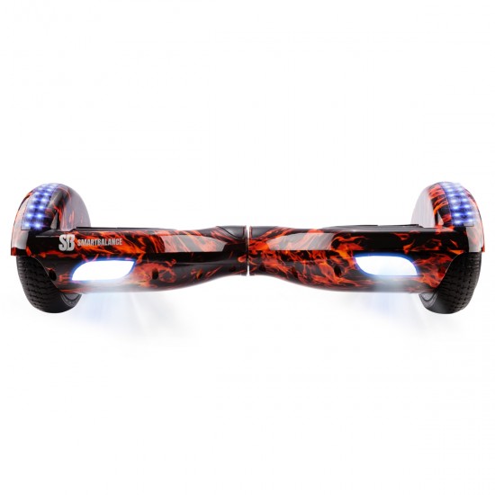 Elektromos Hoverboard Standard GoKart Szett, 6.5 colos, Regular Flame Junior, Standard Hatótávolság, és Fekete Hoverkart, Smart Balance 3